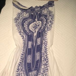 Grecian maxi dress